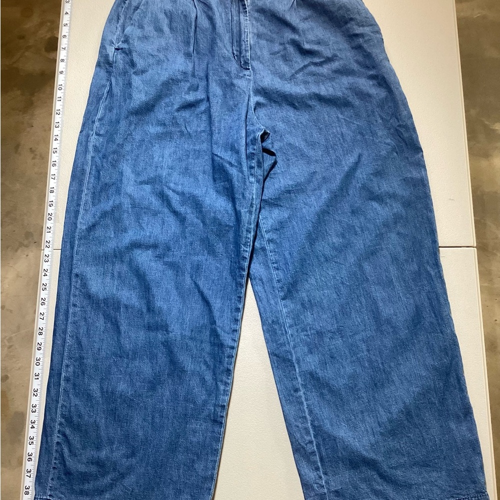 Old Navy Light Blue Wide-Leg Jeans High Rise Woman’s